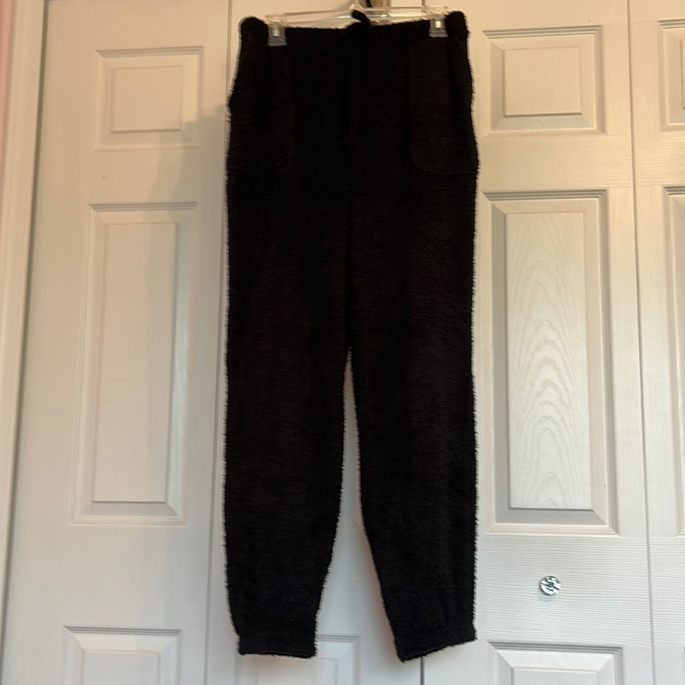 Fuzzy joggers